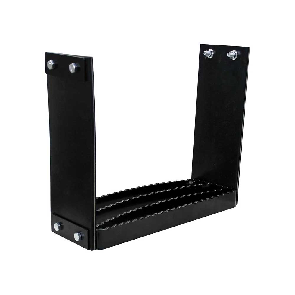 K&M Mfg Flex Step Kit for Universal Fit | Bolt-On Design | 1-Step Unit | Black Powder Coat