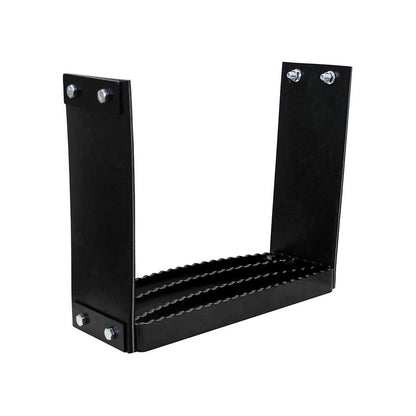 K&M Mfg Flex Step Kit for Universal Fit | Bolt-On Design | 1-Step Unit | Black Powder Coat