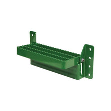 K&M Mfg Universal Flip-Up Tractor Step | Green Powder Coat Finish