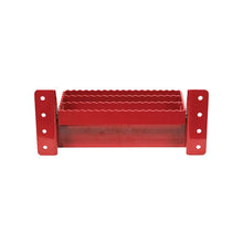 K&M Mfg Universal Flip-Up Tractor Step | Red Powder Coat Finish