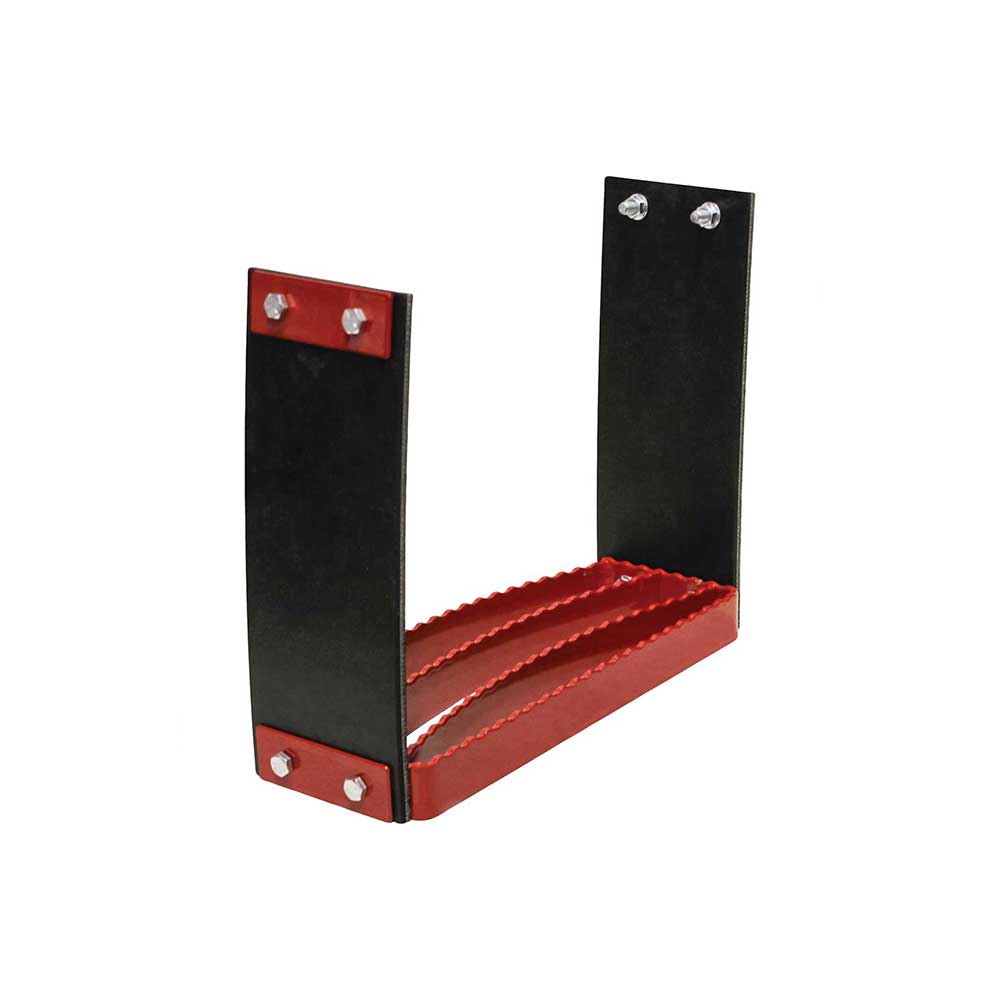 K&M Mfg Flex Step Kit for Universal Fit | Bolt-On Design | 1-Step Unit | Red Powder Coat Finish