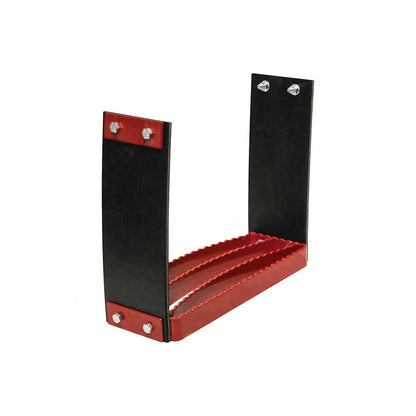 K&M Mfg Flex Step Kit for Universal Fit | Bolt-On Design | 1-Step Unit | Red Powder Coat Finish