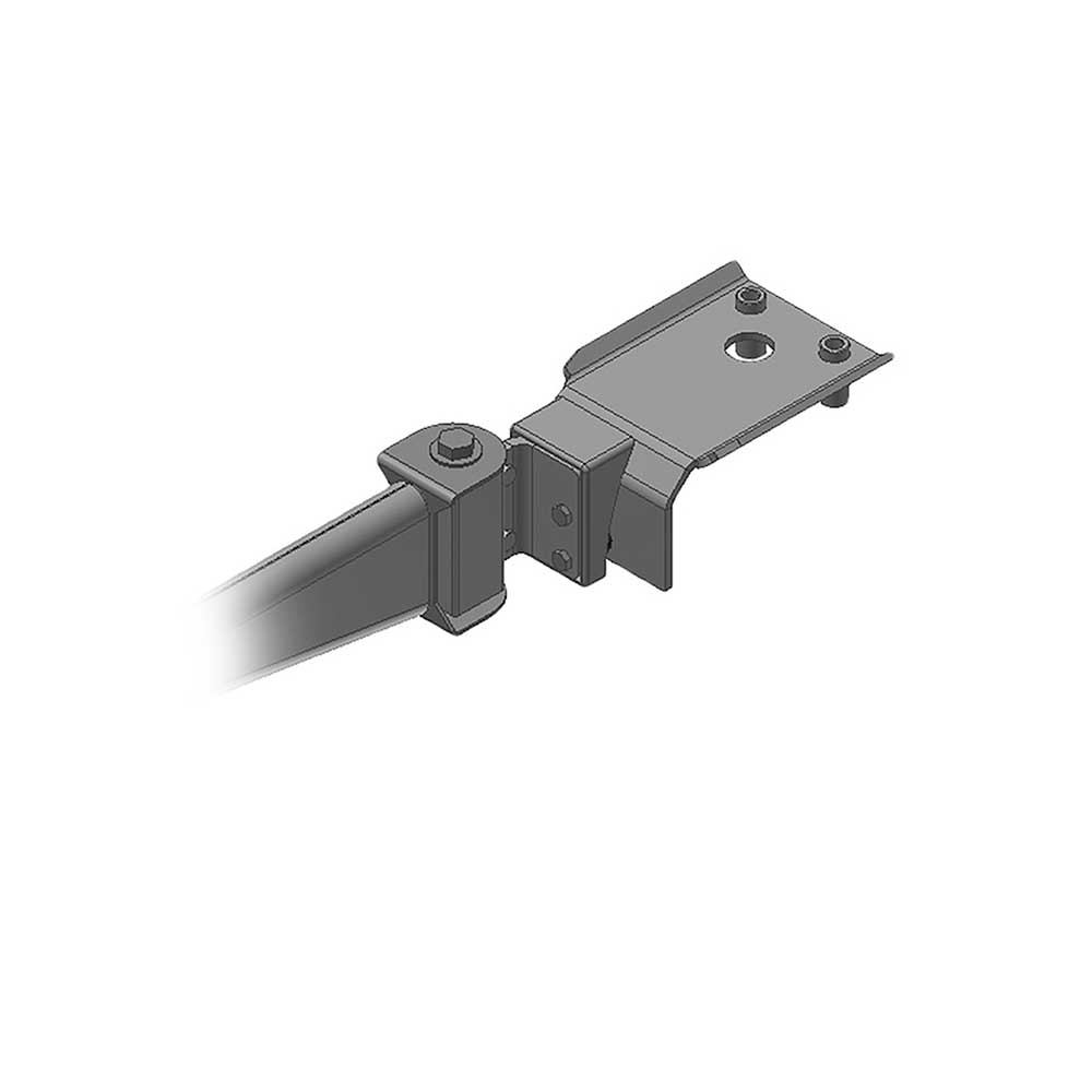 K&M Mfg Adapter Bracket for John Deere 8000 Series Tractors | For Under Roof | LH or RH | Black