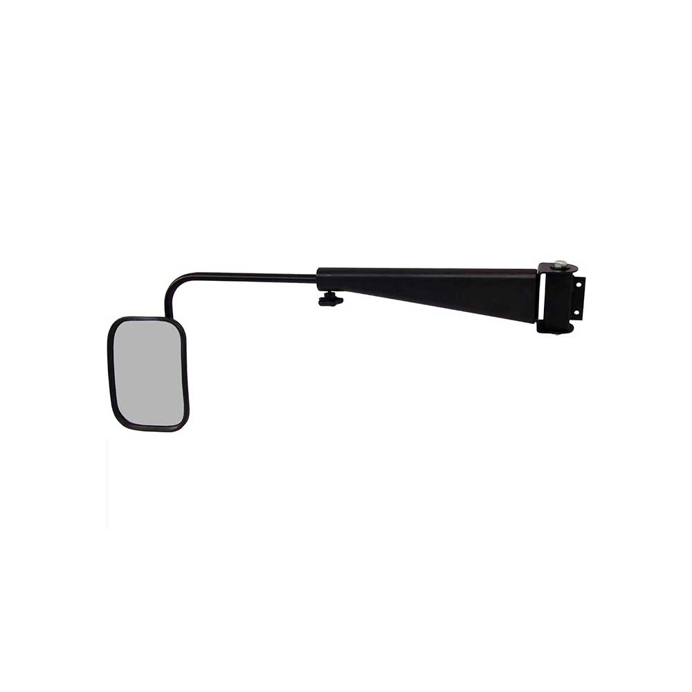 K&M Mfg Mirror Kit for Case IH Maxxum Series Tractors | Left-Hand | Black Powder Coat