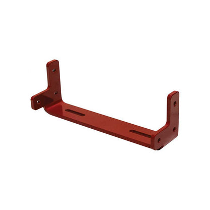 K&M Mfg Mounting Bracket for Flex Step | Universal and Versatile Design | Red Powder Coat Finish