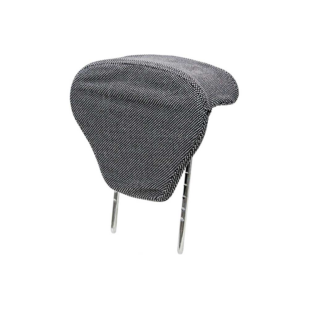 Uni Pro Backrest Extension | Fits 146 Seat | Black/Gray Fabric