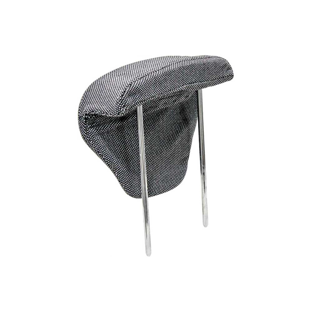 Uni Pro Backrest Extension | Fits 146 Seat | Black/Gray Fabric