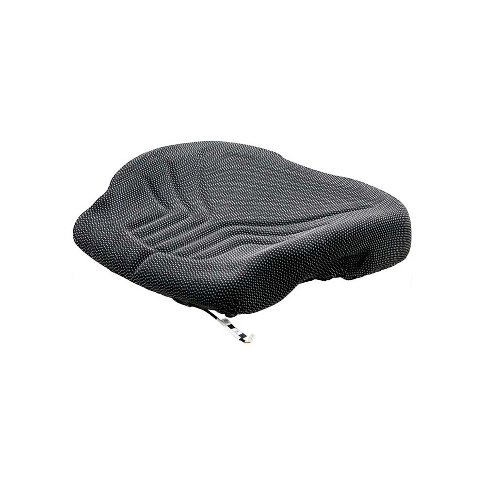Uni Pro Seat Cushion | Heated | Fits 741 or Grammer 74X Seat | Black/Gray Fabric