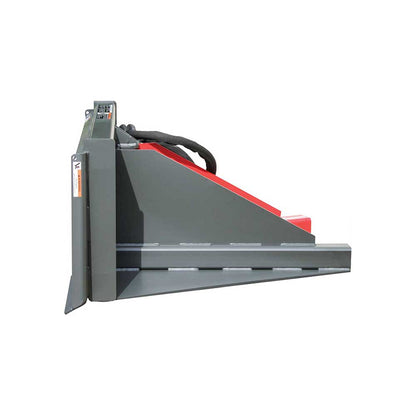 GREYWOLF Tree Puller Attachment for Skid Steer Loaders | Gray/Red Powder Coat