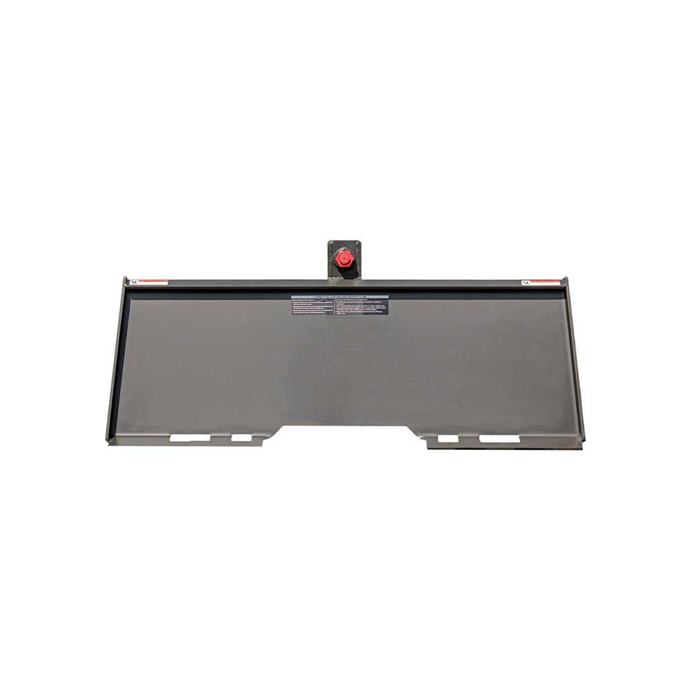 GREYWOLF Bale Spear Attachment for Skid Steer Loaders | Gray/Red Powder Coat