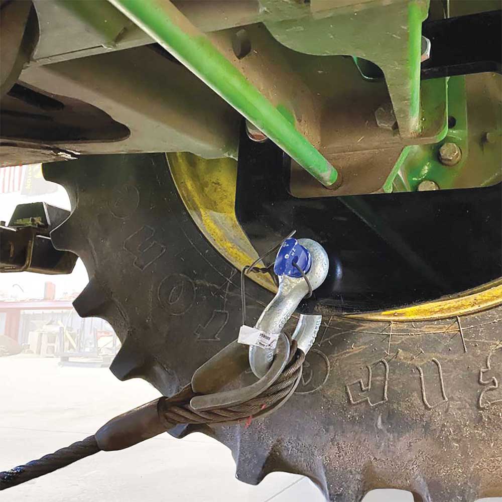 K&M Mfg MudOx Cable Towing Kit for John Deere S-STS Series Combines