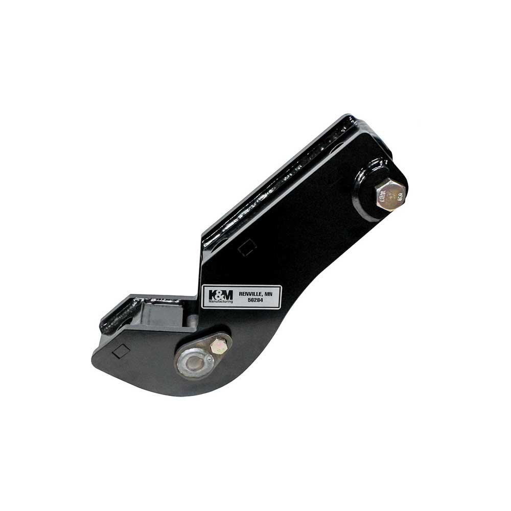 K&M Mfg Standard Mount Bracket & Shank Holder for John Deere Implements | N184123 | Black