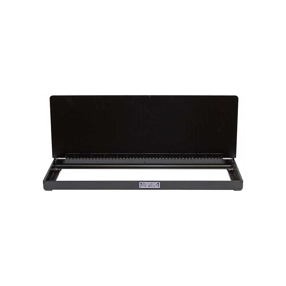 K&M Mfg #10 Toolbox Step | 24-In. x 6-In. x 4-In. | Black Powder Coat