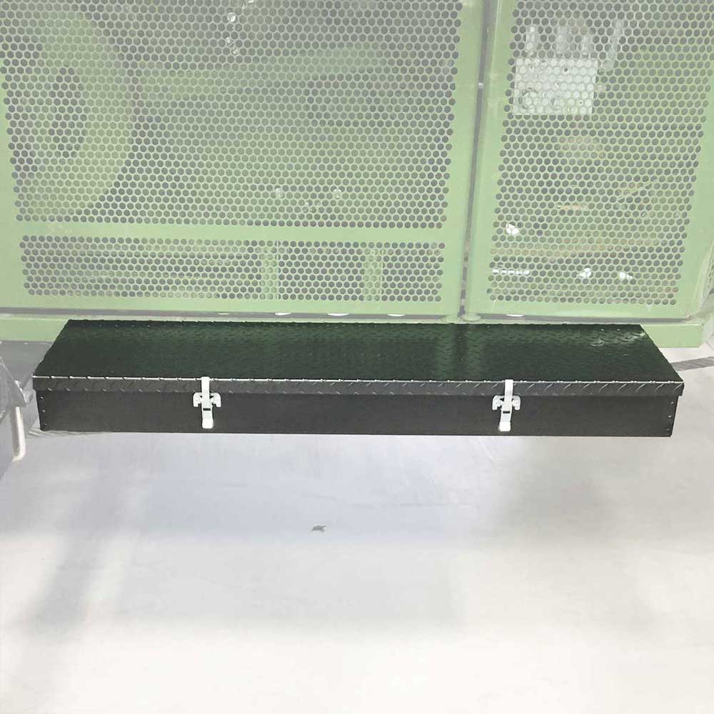 K&M Mfg John Deere S/STS Series Combine Toolbox Kit | 44-In. x 12-In. x 4.25-In. | Black Powder Coat
