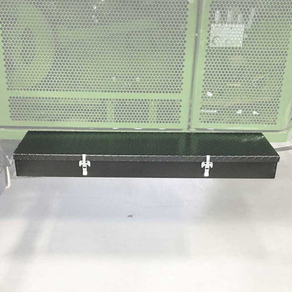 K&M Mfg John Deere S/STS Series Combine Toolbox Kit | 44-In. x 12-In. x 4.25-In. | Black Powder Coat