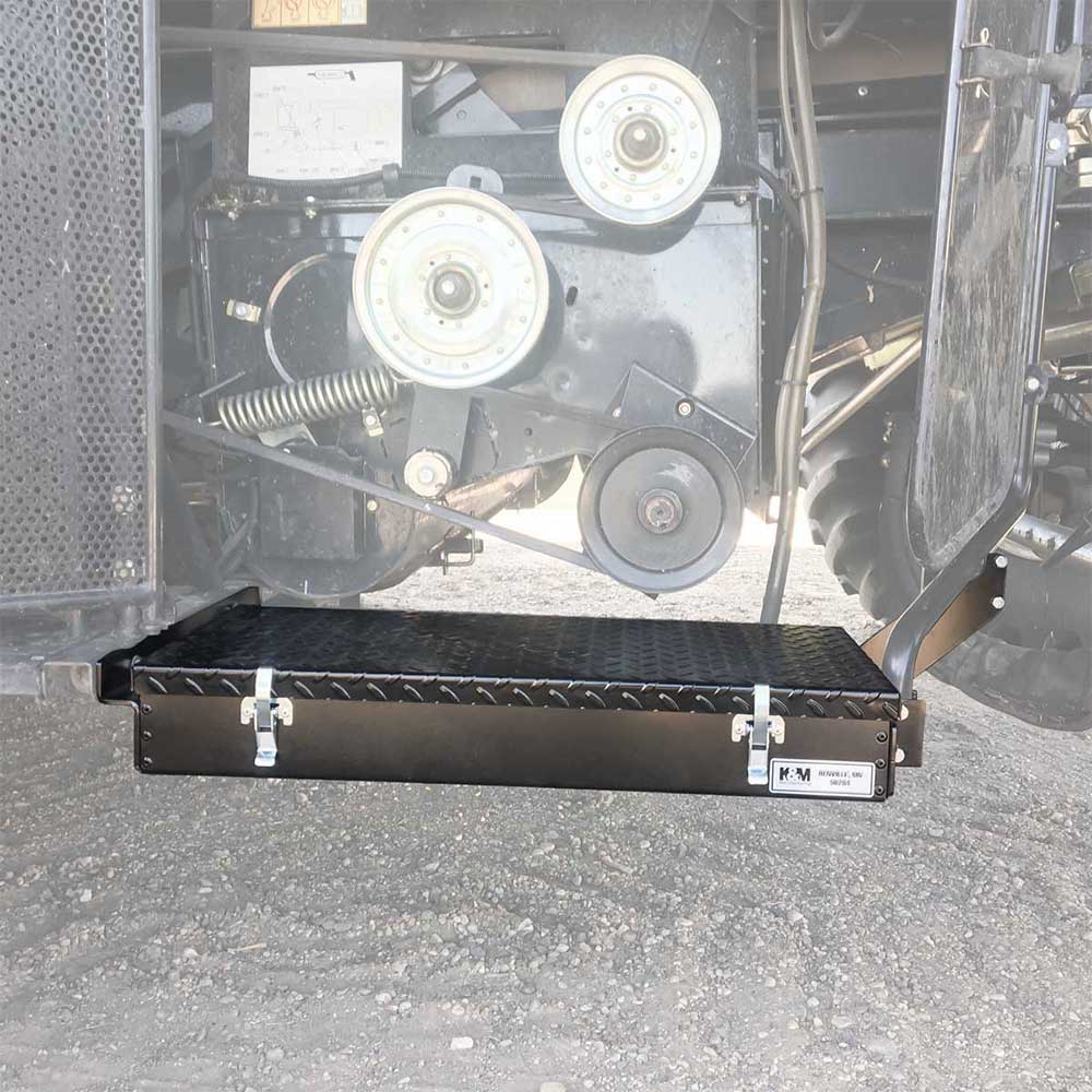 K&M Mfg Case IH AFX 10-20 Series Combine Toolbox Kit | 28-In. x 12-In. x 4.25-In. | Black Powder