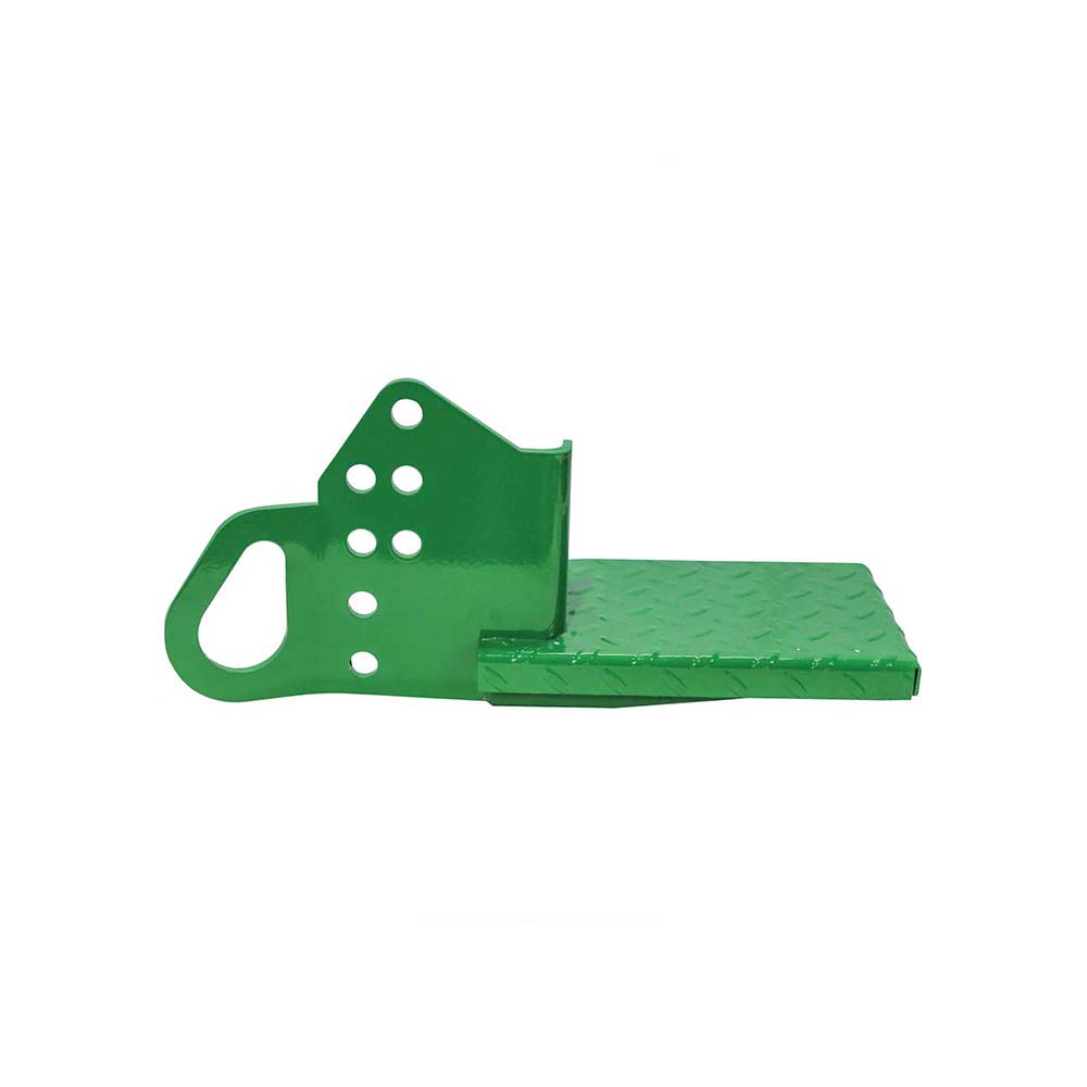 K&M Mfg Left-Hand Step for John Deere 120 Loader Series Compact Tractor | Includes RH Tie Down