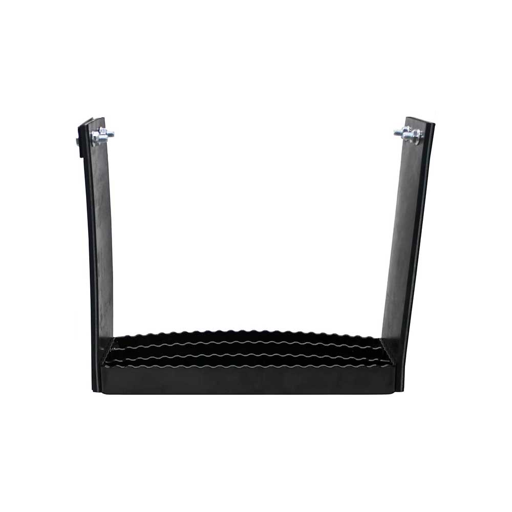 K&M Mfg Flex Step Kit for Universal Fit | Bolt-On Design | 1-Step Unit | Black Powder Coat