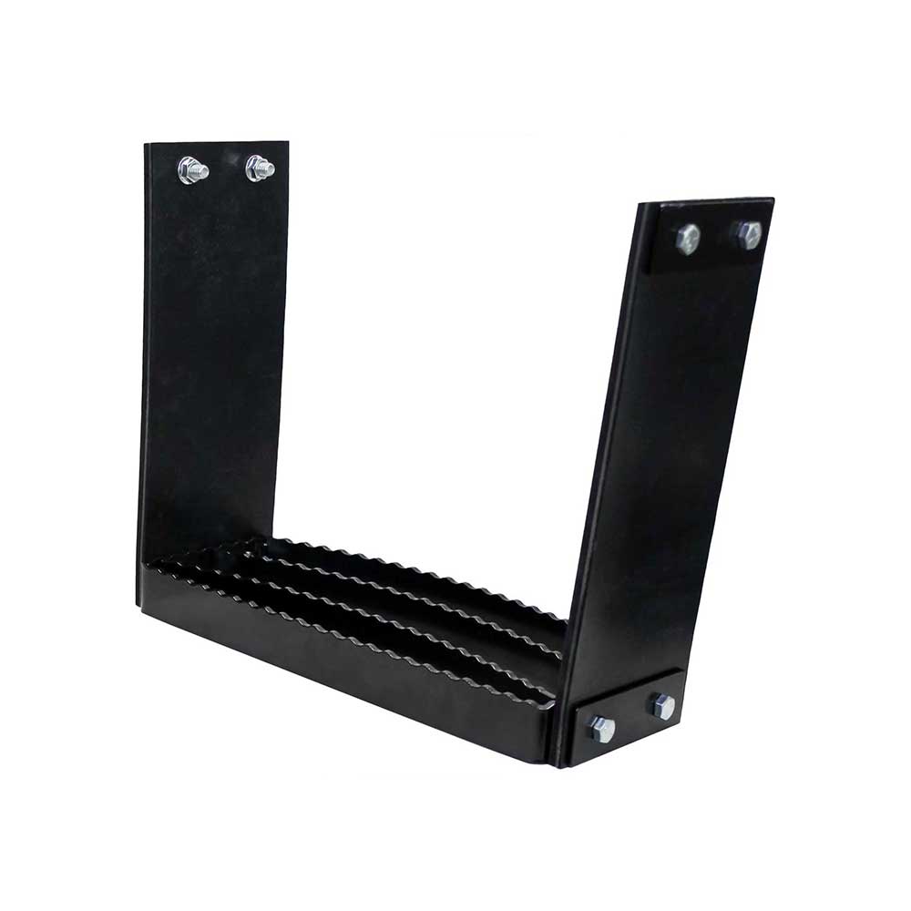 K&M Mfg Flex Step Kit for Universal Fit | Bolt-On Design | 1-Step Unit | Black Powder Coat