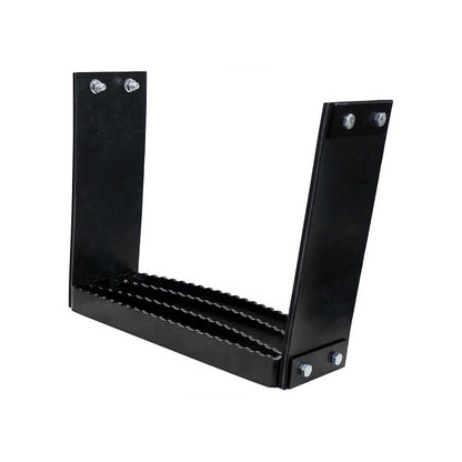 K&M Mfg Flex Step Kit for Universal Fit | Bolt-On Design | 1-Step Unit | Black Powder Coat