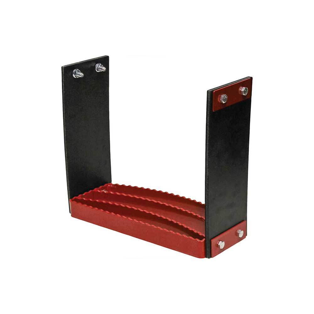 K&M Mfg Flex Step Kit for Universal Fit | Bolt-On Design | 1-Step Unit | Red Powder Coat Finish