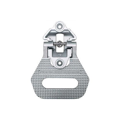 K&M Mfg Safety Folding Foot/Grab Step | For Work Trucks & Trailers | Silver Zinc-Plated Finish