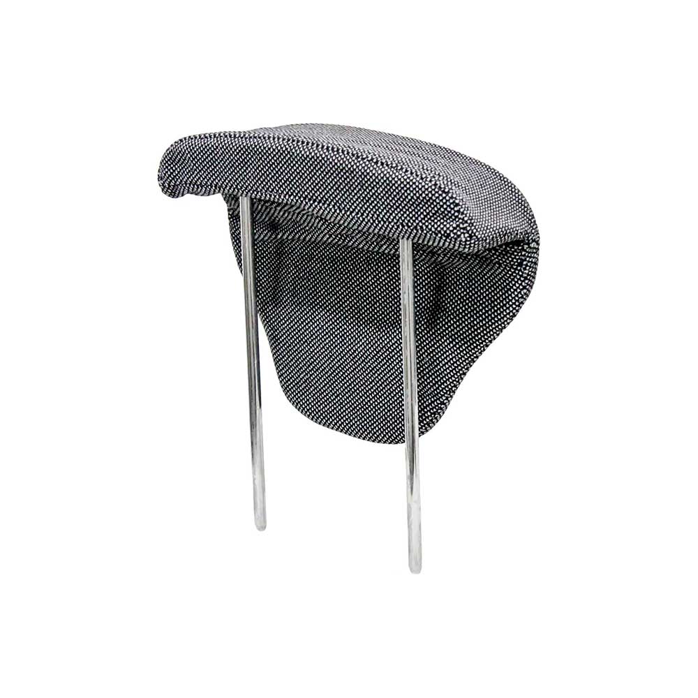 Uni Pro Backrest Extension | Fits 146 Seat | Black/Gray Fabric