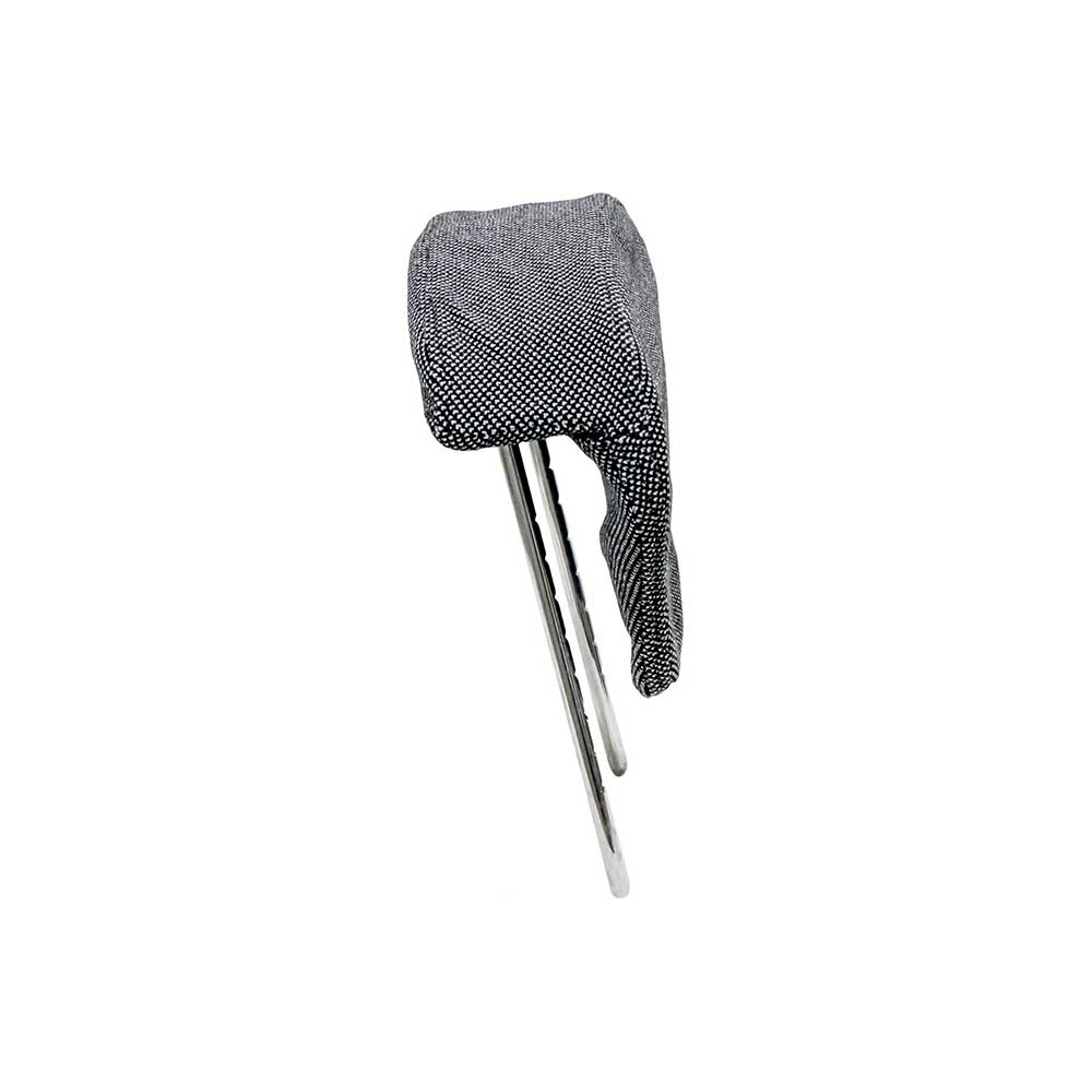 Uni Pro Backrest Extension | Fits 146 Seat | Black/Gray Fabric