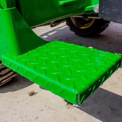 K&M Mfg Left-Hand Step for John Deere 120 Loader Series Compact Tractor | Includes RH Tie Down