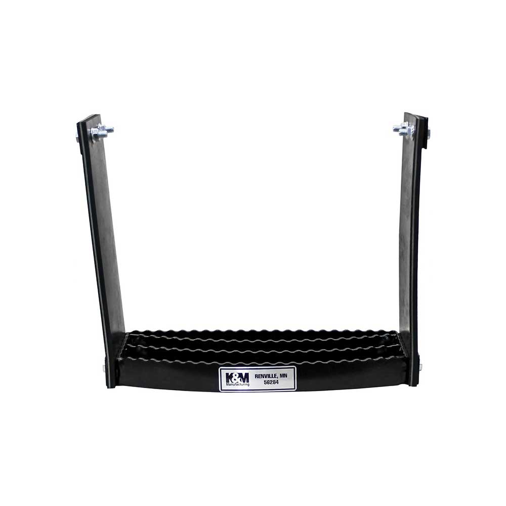 K&M Mfg Flex Step Kit for Universal Fit | Bolt-On Design | 1-Step Unit | Black Powder Coat