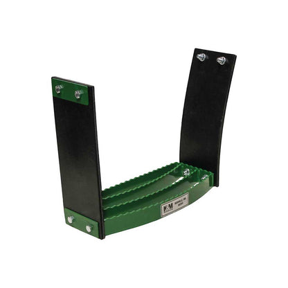 K&M Mfg Flex Step Kit for Universal Fit | Bolt-On Design | 1-Step Unit | Green Powder Coat Finish