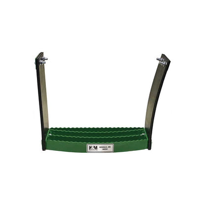 K&M Mfg Flex Step Kit for Universal Fit | Bolt-On Design | 1-Step Unit | Green Powder Coat Finish