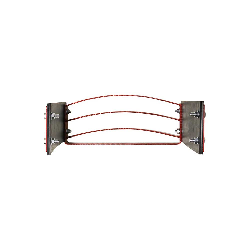 K&M Mfg Flex Step Kit for Universal Fit | Bolt-On Design | 1-Step Unit | Red Powder Coat Finish