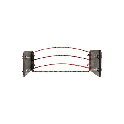 K&M Mfg Flex Step Kit for Universal Fit | Bolt-On Design | 1-Step Unit | Red Powder Coat Finish