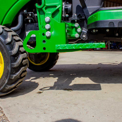 K&M Mfg Left-Hand Step for John Deere 120 Loader Series Compact Tractor | Includes RH Tie Down