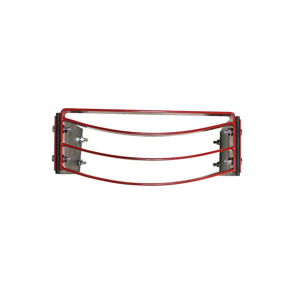 K&M Mfg Flex Step Kit for Universal Fit | Bolt-On Design | 1-Step Unit | Red Powder Coat Finish