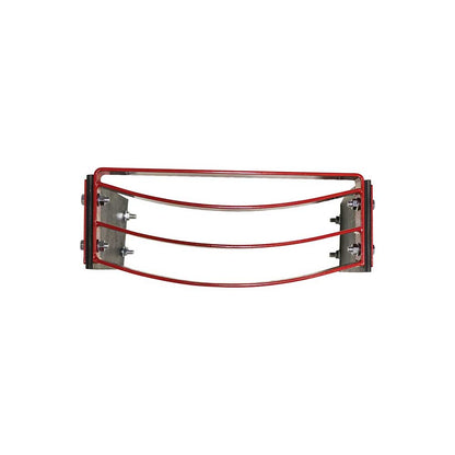 K&M Mfg Flex Step Kit for Universal Fit | Bolt-On Design | 1-Step Unit | Red Powder Coat Finish