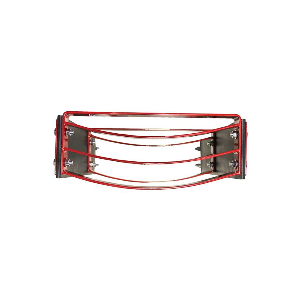 K&M Mfg Flex Step Kit for Universal Fit | Bolt-On Design | 2-Step Unit | Red Powder Coat Finish