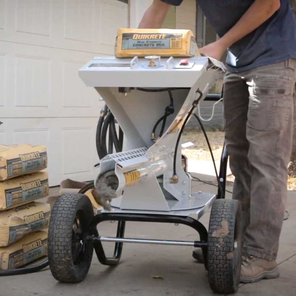 MudMixer Multi-Use Mixer for Concrete, Mortar, and Stucco | Electric | Evolution