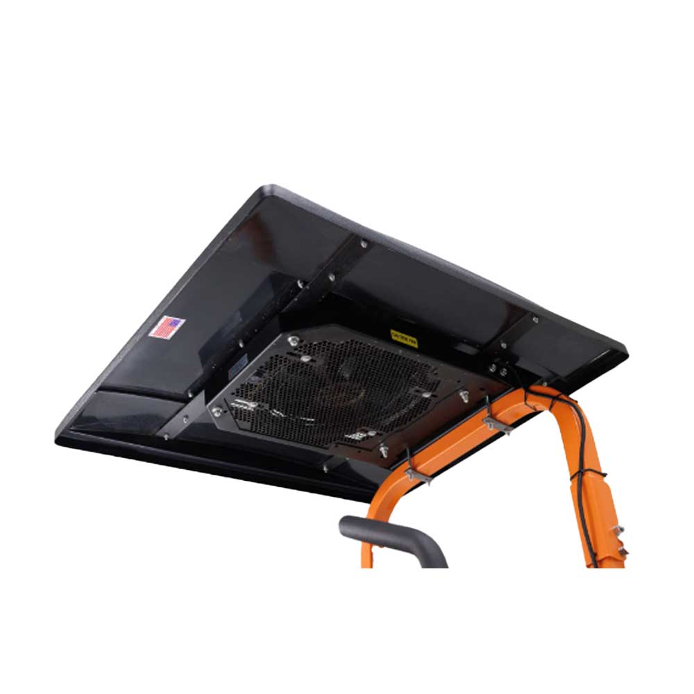 CoolTops Mower Canopy | Fan Powered | Black | 36-In. x 41-In. | Std ROPS