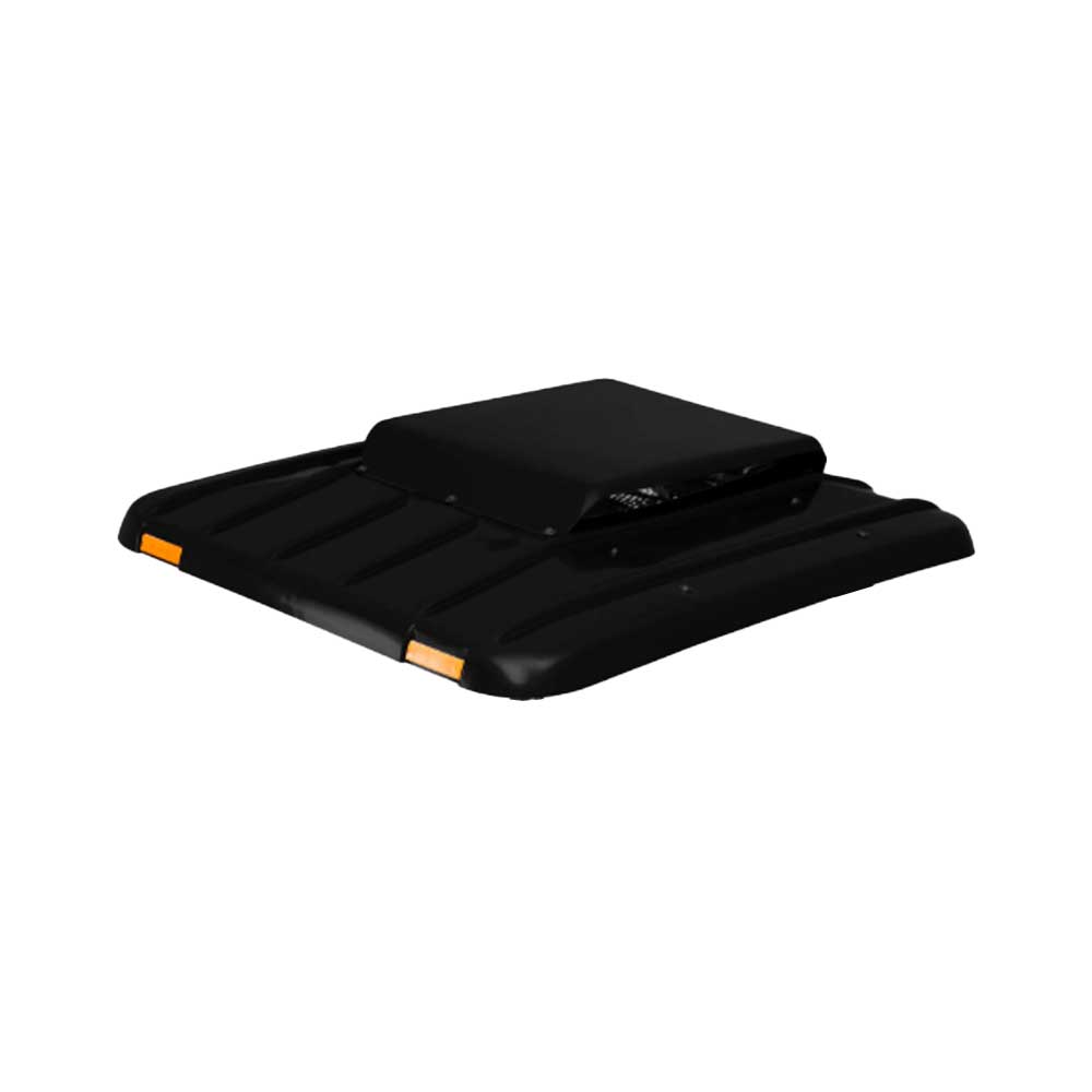 CoolTops Tractor Canopy | Fan Powered | Black | 43.75-In. x 50.5-In.