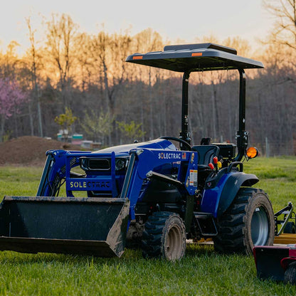 CoolTops Tractor Canopy | Fan Powered | Black | 43.75-In. x 50.5-In.