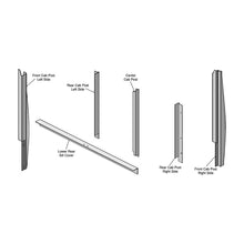 K&M Mfg Corner Post Kit for Case IH 71-89 Series Magnum Tractors | Early Models | Embassy Gray Vinyl