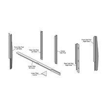K&M Mfg Corner Post Kit for Case IH 71-89 Series Magnum Tractors | Late Models | Embassy Gray Vinyl
