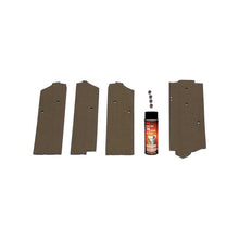 K&M Mfg Corner Post Kit for John Deere 55-55 Utility Series Tractors | Multi-Brown Cloth