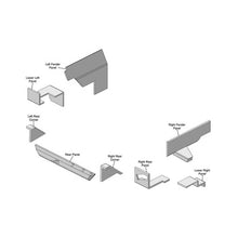 K&M Mfg Lower Cab Kit for John Deere 55 Utility Series Tractors | Multi-Brown Vinyl