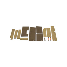 K&M Mfg Lower Cab Kit for John Deere 60-70 Series 4WD Tractors | Multi-Brown/Sailcloth Tan Cloth