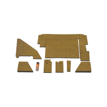 K&M Mfg Lower Cab Kit for International Harvester 88 Series Tractors | Original Western Brown Vinyl