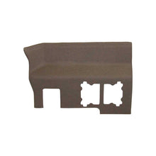 K&M Mfg Rear Panel for John Deere 8000(T)-8010(T)-8020(T)-9000 Early Tractors | Multi-Brown Vinyl
