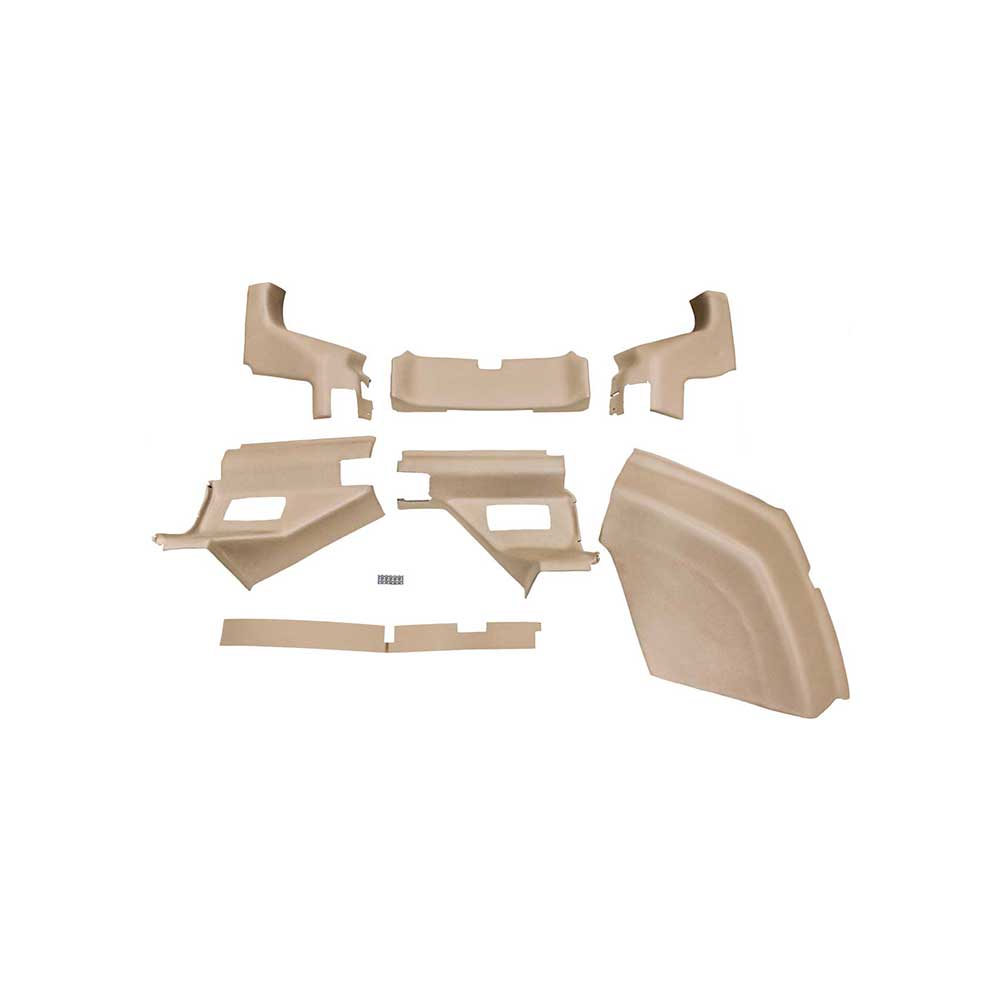 K&M Mfg Lower Cab Kit for John Deere 6000 Series Tractors | Early (BSN 131952) | Tan Plastic